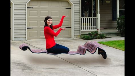 Magical flying carpet sled